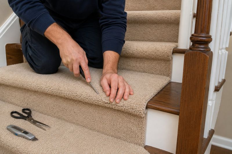 Stair Carpet Repair in Alpharetta, GA