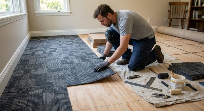 Carpet Tiles Installation in Old Bridge, NJ