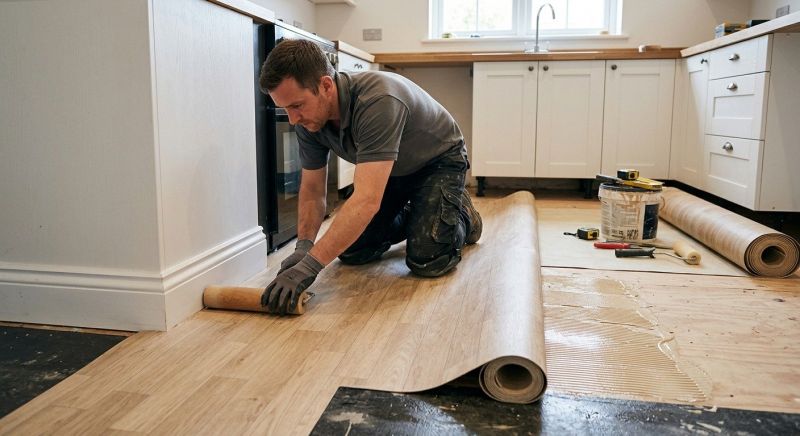 Sheet Linoleum Installation in Longmont, CO