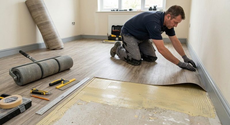 Sheet Linoleum Installation in Scottsdale, AZ