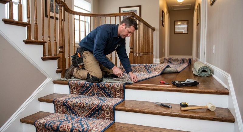 Stair Carpet Replacement in Ocean County, NJ