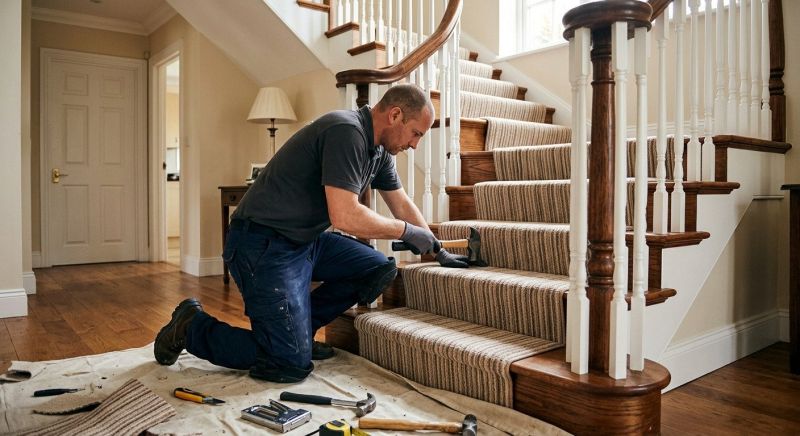 Stair Carpet Replacement in Ocean County, NJ