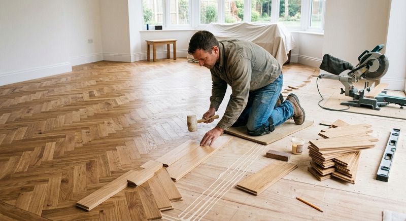 White Oak Floor Installation in Phoenix, AZ