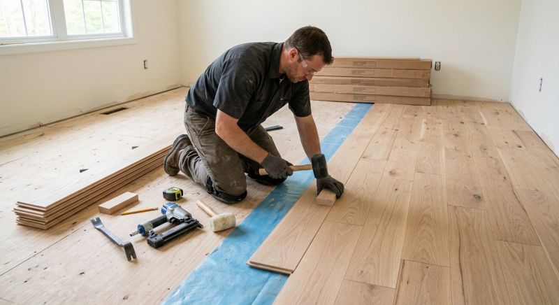 Wood Floor Replacement in Manassas, VA